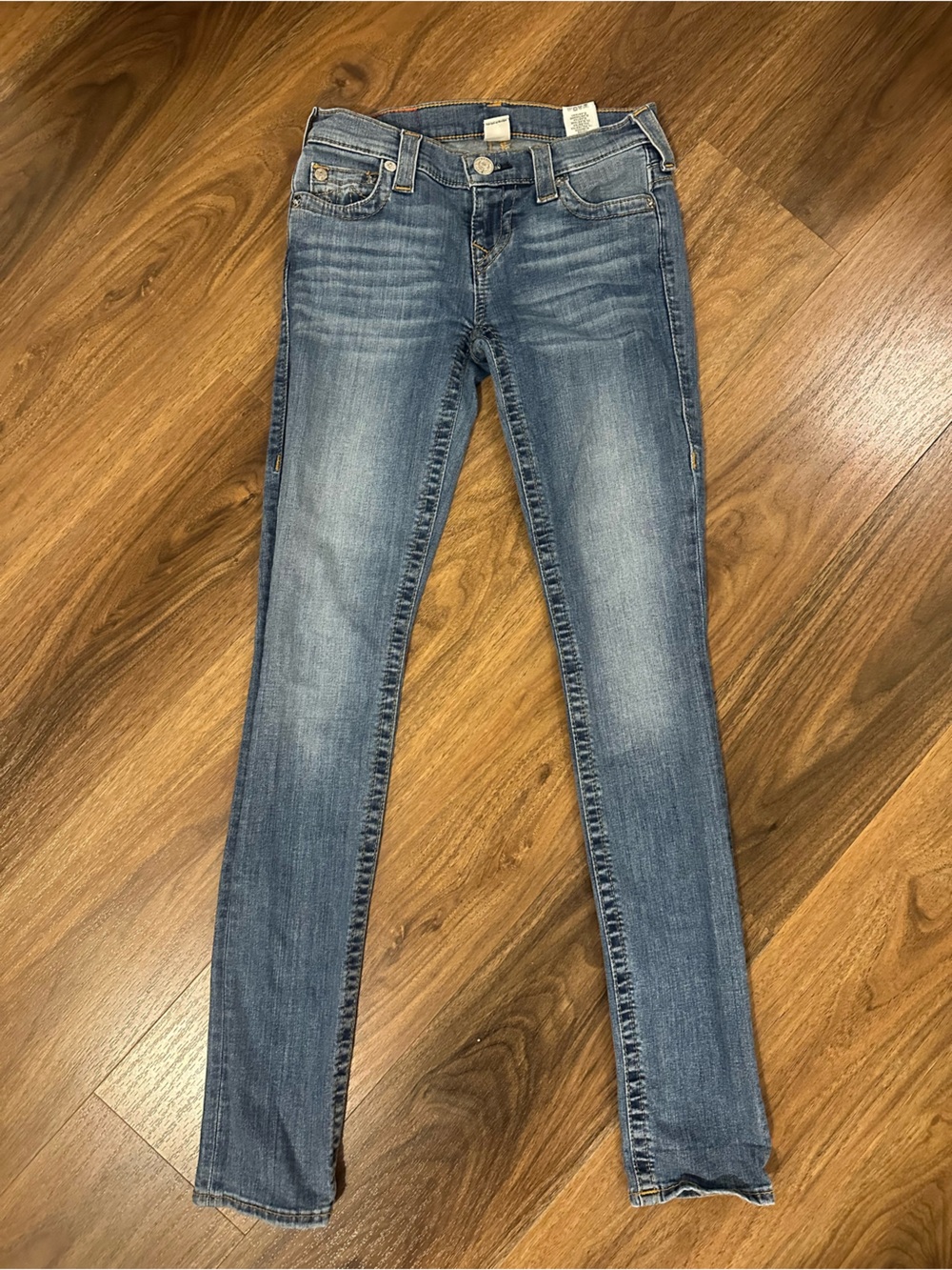 True Religion Women's Medium Wash Skinny Jeans